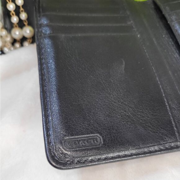 Coach Monogram Canvas/Leather Wallet Compact - Picture 15 of 15